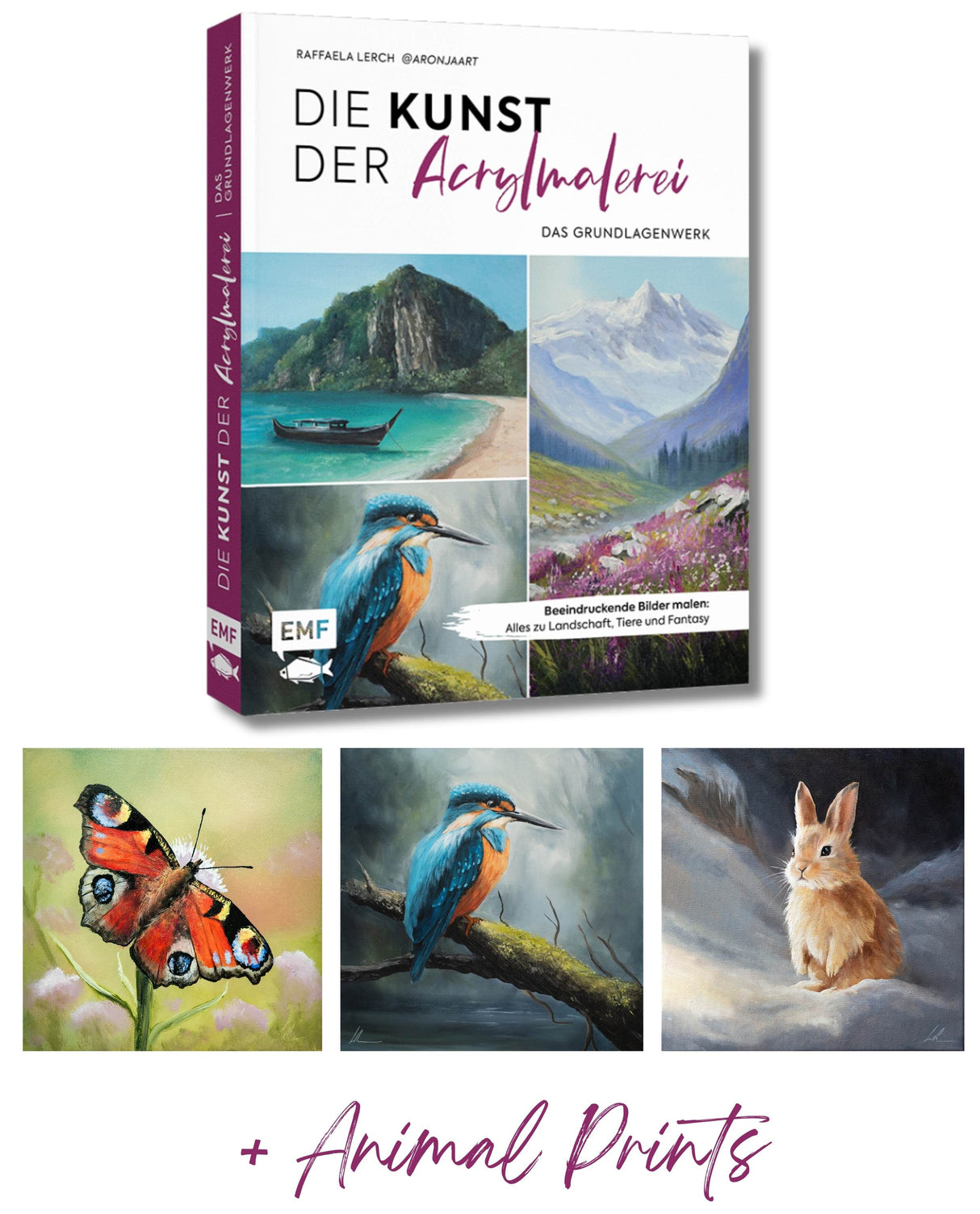 Buch: Die Kunst der Acrylmalerei (Signiert + Widmung)