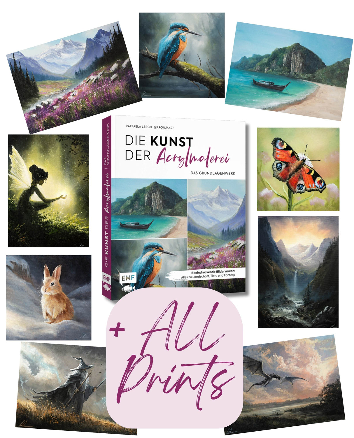 Buch: Die Kunst der Acrylmalerei (Signiert + Widmung)