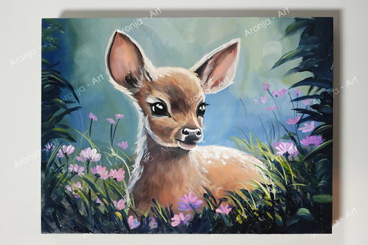 Bambi - Originalgemälde 