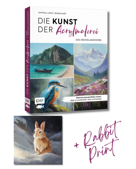 Buch: Die Kunst der Acrylmalerei (Signiert + Widmung)