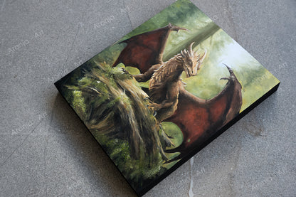 Young Forest Dragon - Original painting