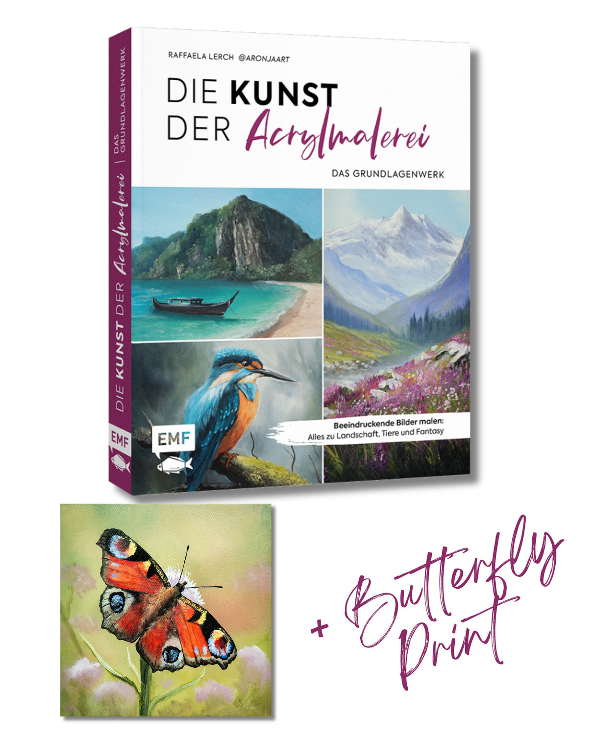 Buch: Die Kunst der Acrylmalerei (Signiert + Widmung)