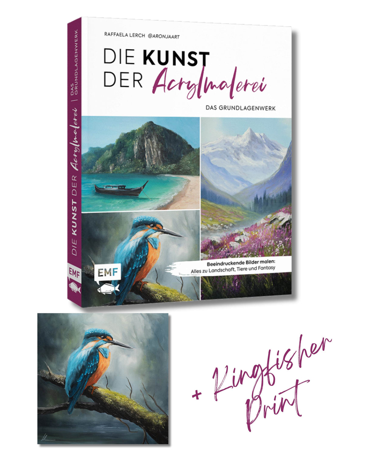 Buch: Die Kunst der Acrylmalerei (Signiert + Widmung)