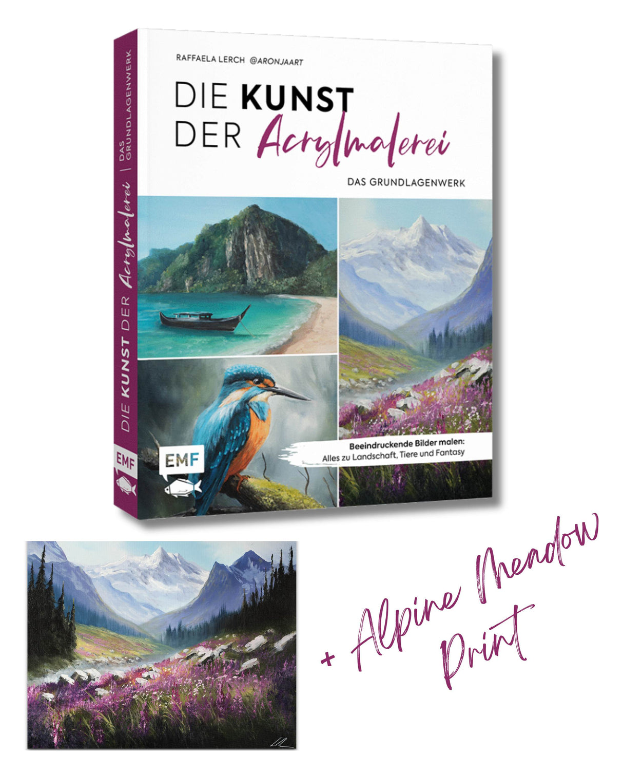 Buch: Die Kunst der Acrylmalerei (Signiert + Widmung)