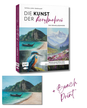 Buch: Die Kunst der Acrylmalerei (Signiert + Widmung)