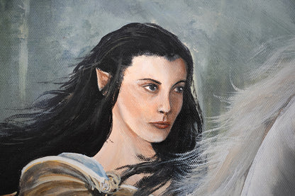 Arwen & Asfaloth - Original painting