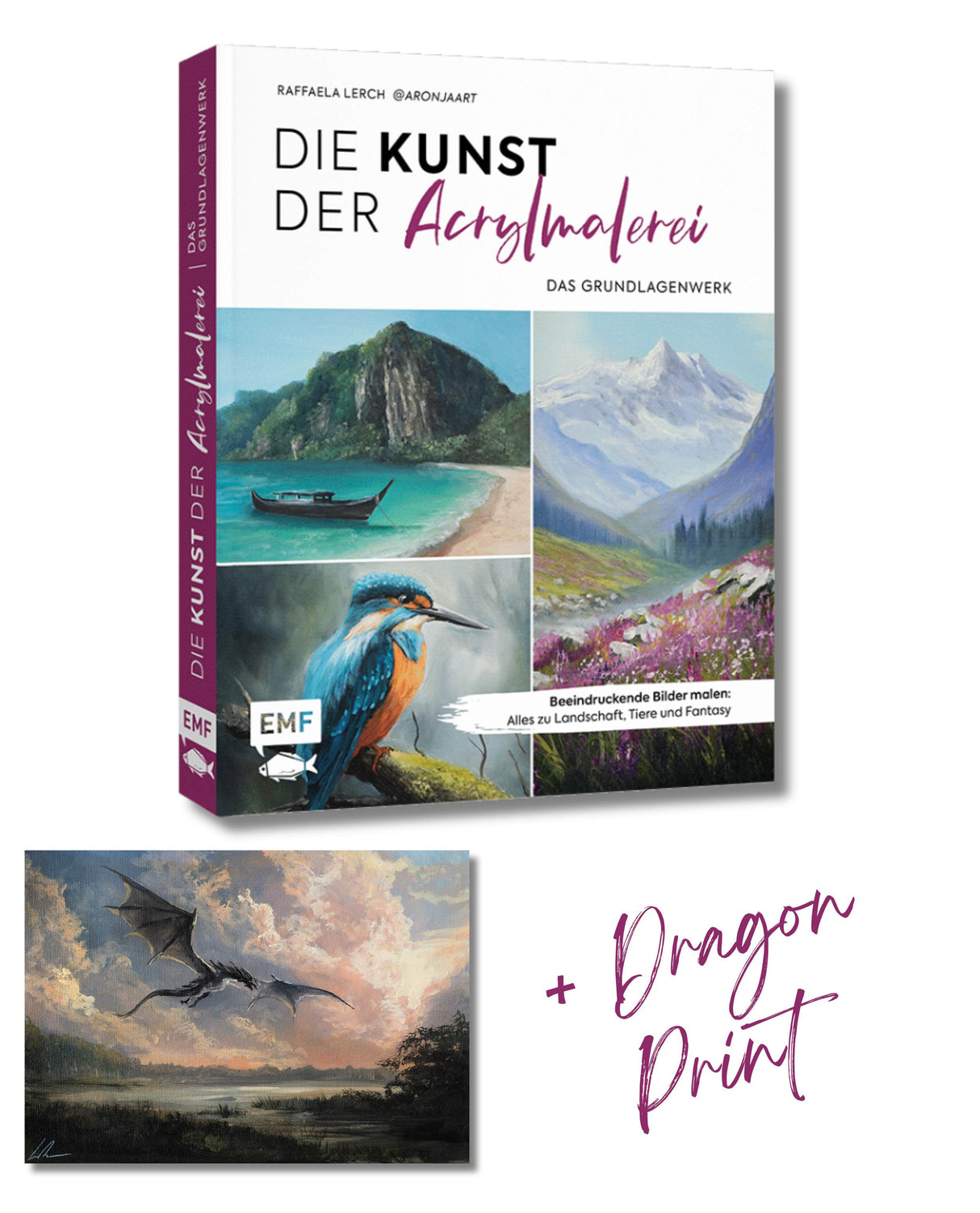 Buch: Die Kunst der Acrylmalerei (Signiert + Widmung)