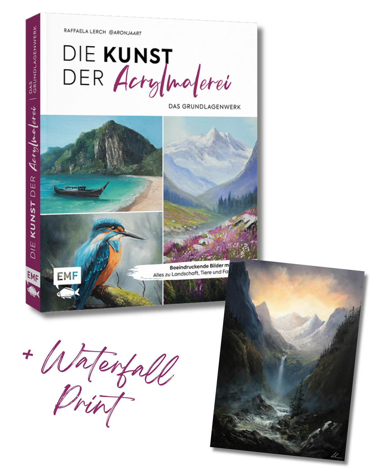 Buch: Die Kunst der Acrylmalerei (Signiert + Widmung)