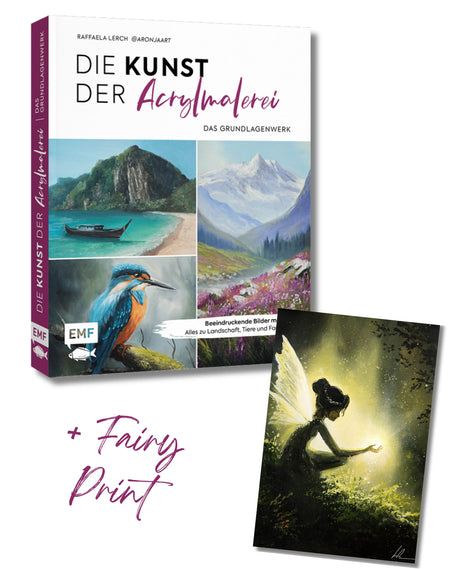 Buch: Die Kunst der Acrylmalerei (Signiert + Widmung)