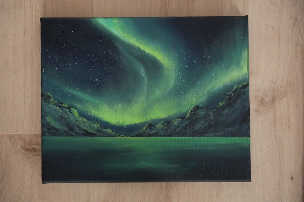 Northern Lights - Original painting (24x30cm / 9x12“)