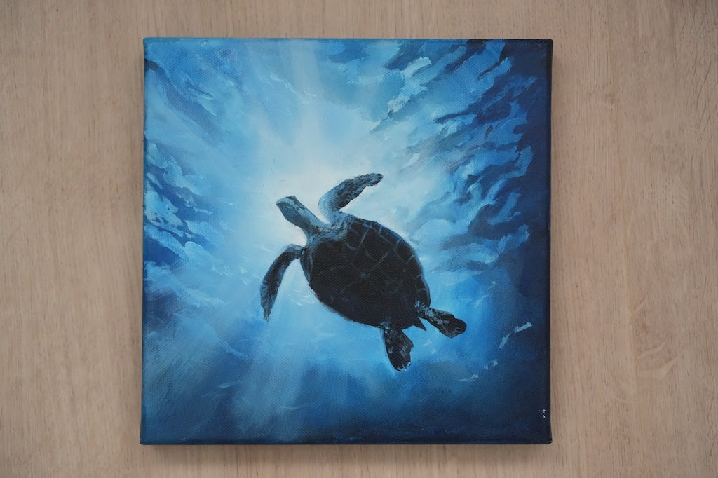 Sea Turtle - Original Acrylic Painting