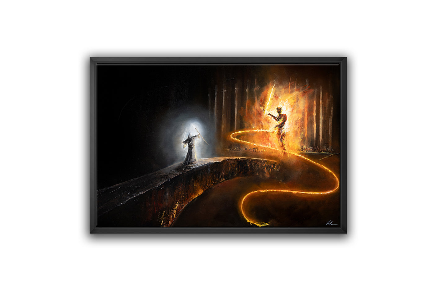 Balrog vs. Gandalf (Book version) - (Print)