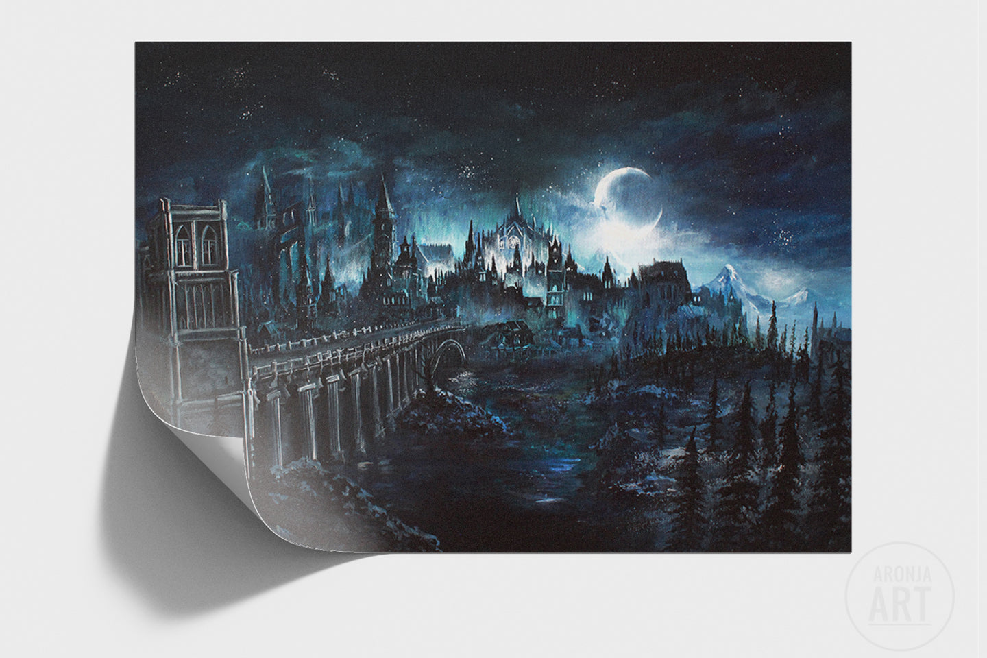 GLOW IN THE DARK PRINT: Boreal Valley