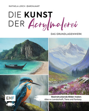 Buch: Die Kunst der Acrylmalerei (Signiert + Widmung)