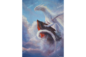 Dragon in Clouds - Print