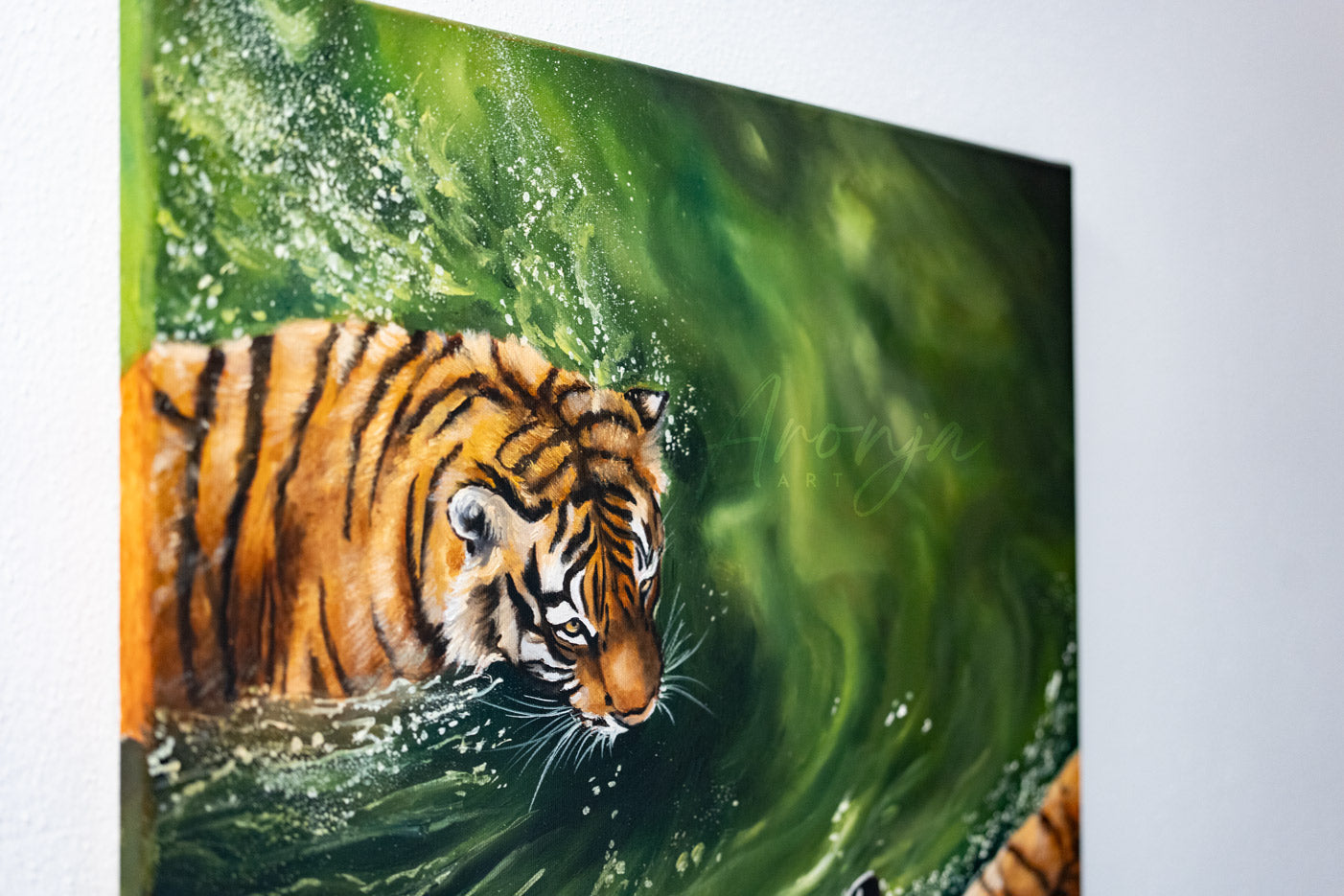 "Emerald Grace" – Original Oil Painting