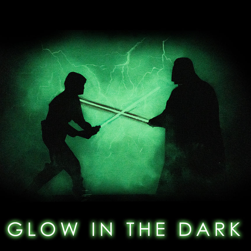 GLOW IN THE DARK PRINT: Luke vs. Vader