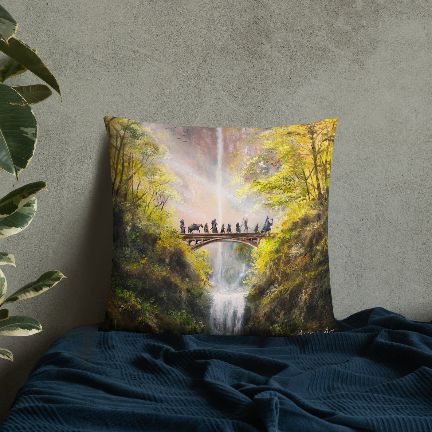 Leaving Rivendell - Pillow