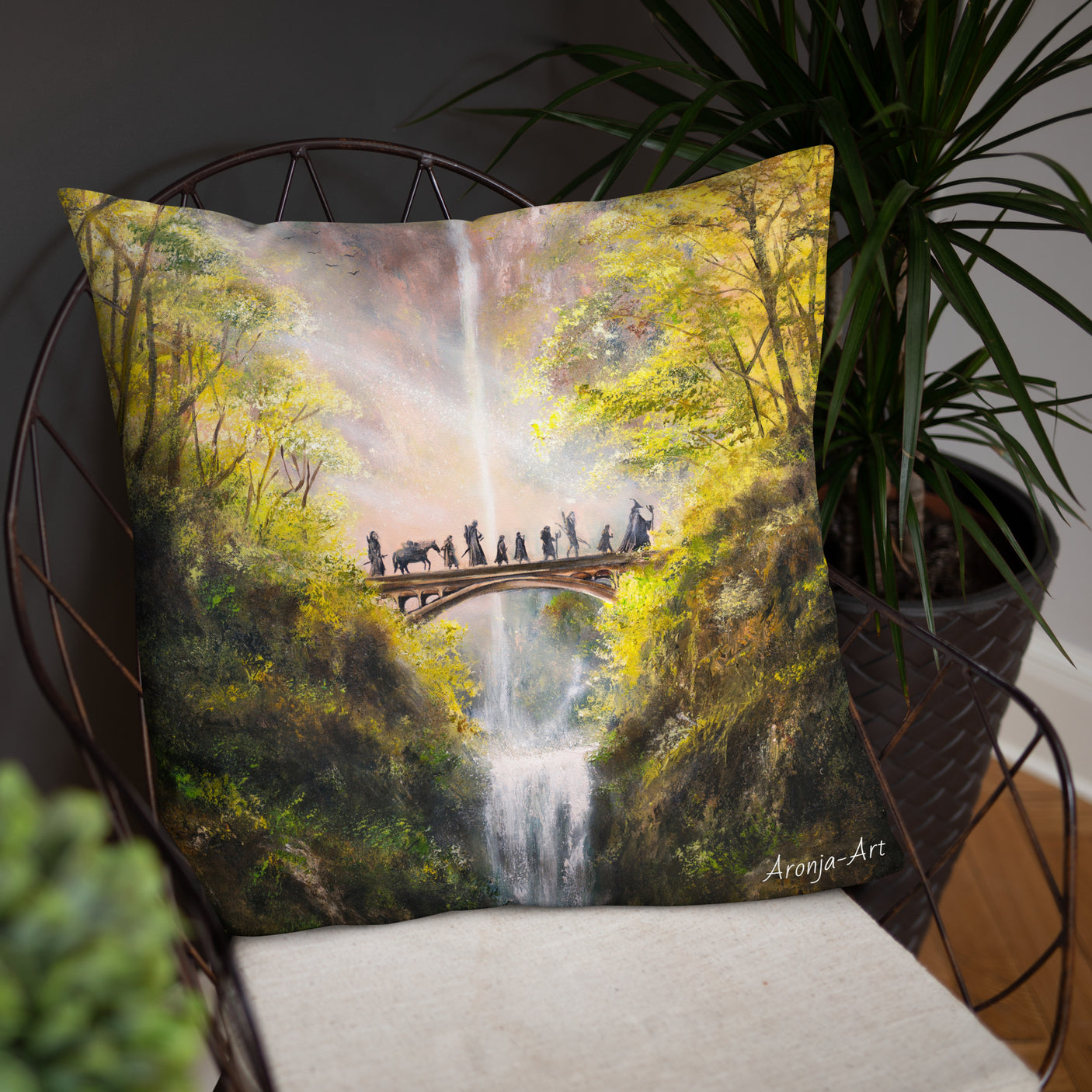 Leaving Rivendell - Pillow