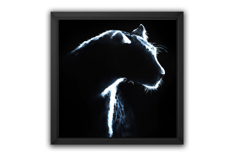 Leopard Silhouette - (Print)