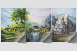 Middle Earth Triptych (Print)