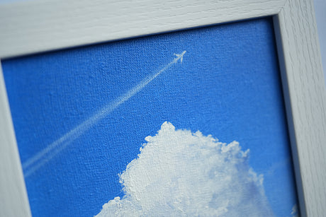 Up in the Sky - framed Original painting