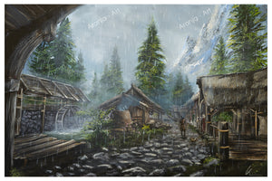 Rainy Riverwood (Print)