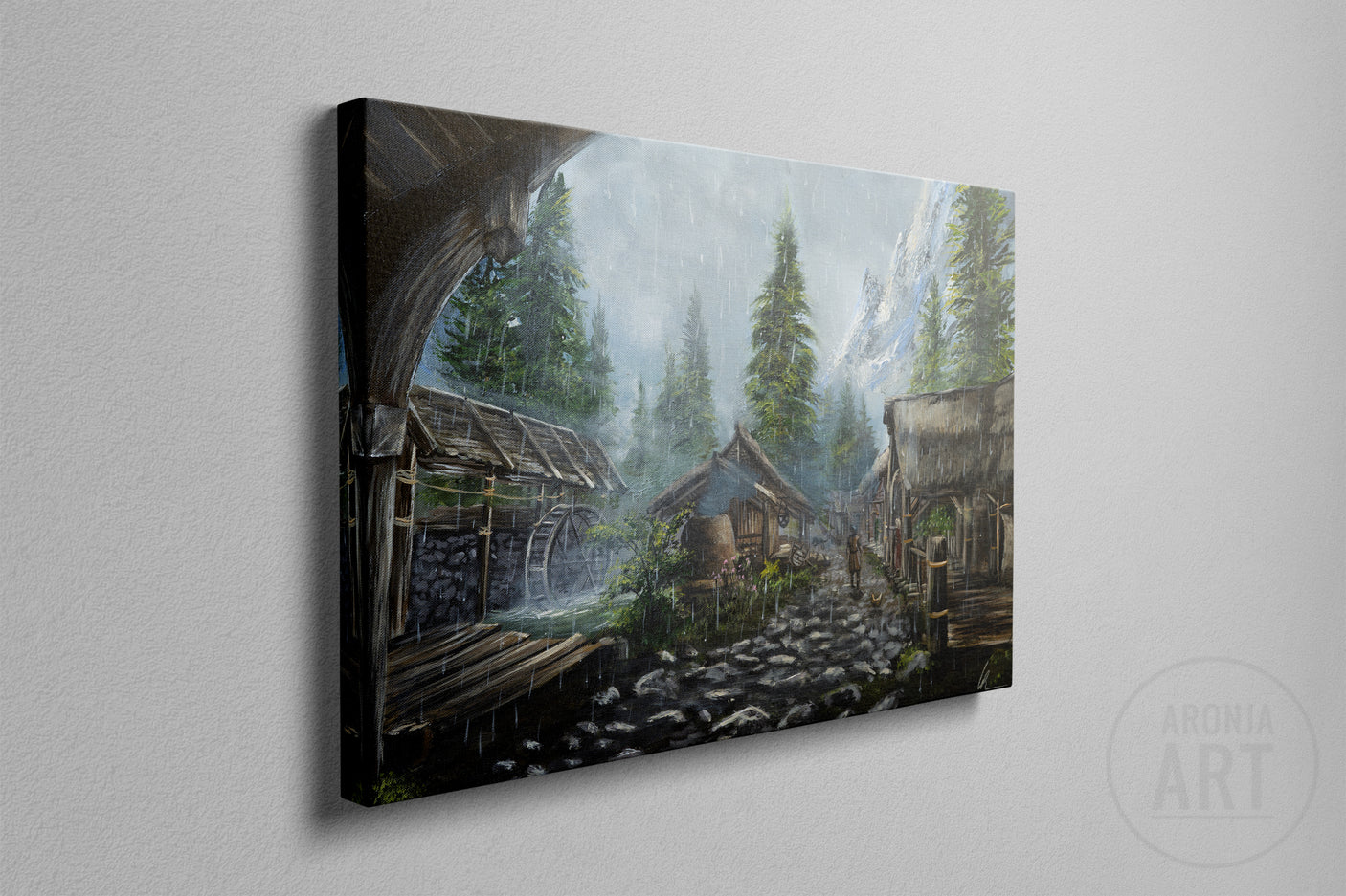 Rainy Riverwood (Print)