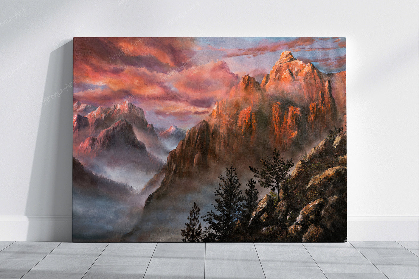 Red Mountains (Print)