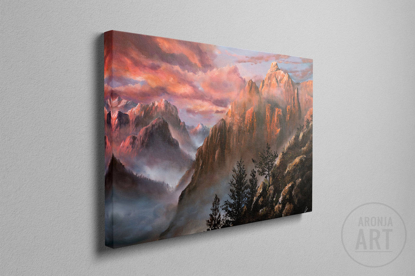 Red Mountains (Print)