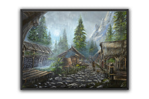 Rainy Riverwood (Print)