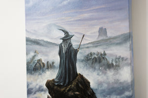 Oil-Painting: The Wanderer above the Sea of Fog