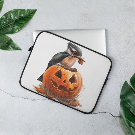 Woodpecker Pumpkin Carver - Laptop Sleeve